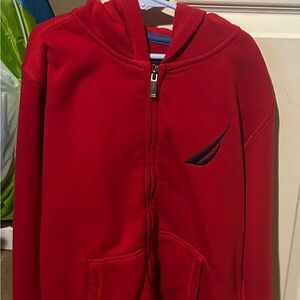 Kids NAUTICA Zip-Up Hoodie with Logo size L (14-16).